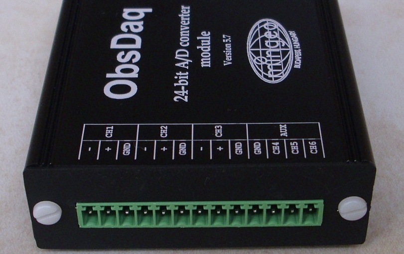 ObsDaq analog input side